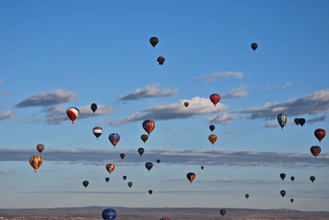 Tra le mongolfiere
nel cielo di Albuquerque