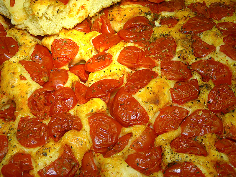 Apulian focaccia